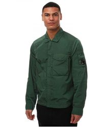 C.P. Company - Men's Chrome R Overshirt In Green - Lyst