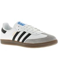adidas Originals - Leather Upper Trainer With Suede And Foil Details Lace Fastening Synthetic Li - Lyst