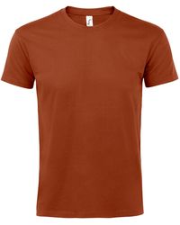 Sol's - Imperial Heavyweight Short Sleeve T-Shirt (Terracotta) - Lyst