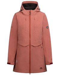 Trespass - Ladies Aylmer Soft Shell Jacket (Burnt Sienna Marl) - Lyst