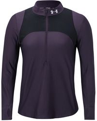 Under Armour - Qualifier 1/2 Zip Half Zip Top 1326512 595 Textile - Lyst