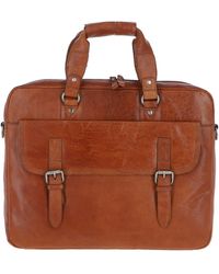 Ashwood Leather - 'Stefano' Real Vintage Laptop Work Bag - Lyst