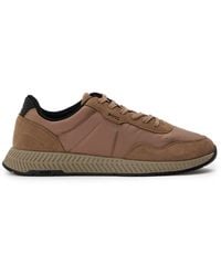 BOSS - Titanium Runn Sdnypa Low Top Sneakers - Lyst