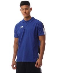 Sondico - Venata Collared Neck Short Sleeve Polo T-Shirt - Lyst
