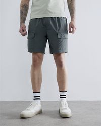 River Island - Cargo Shorts Stretch Nylon - Lyst