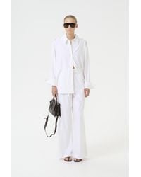 Gestuz - Shirt Met Lange Mouwen Loose Fit White - Lyst