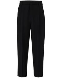 HUGO - Harly23X Solid Patterned Straight Chinos - Lyst