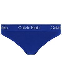 Calvin Klein - 000Qf7189E Athletic Cotton Tanga Brief - Lyst