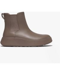 Fitflop - F-Mode Flatform Chelsea Boots Minky - Lyst