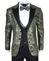 TruClothing - 4 Piece Paisley Wedding Suit Tailor Fit - Lyst