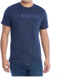 La Martina - Ymr316-Js388 Regular Fit Short Sleeve T-Shirt - Lyst