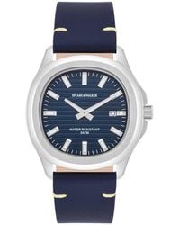 Spears & Walker - Leather Watch Approx. 40.5 Mm - Lyst