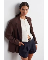 Dilvin - Ribbed Button-Front Cardigan - Lyst