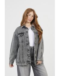 Brave Soul - Oversized Denim Jacket - Lyst