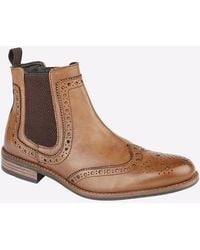 Roamer - Hamlin Brogue Ankle Boot - Lyst