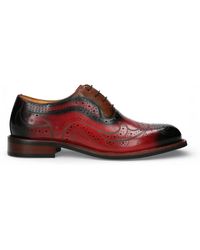 Laura Vita - Lorenzo Conti Leather Brogue Oxford Dress Shoes - Lyst