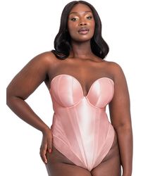 Curvy Kate - Classique Plunge Strapless Bodysuit - Lyst