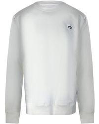 DIESEL - Plain Sweatshirt Cotton - Lyst