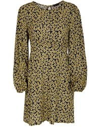 Secret Label - Sunflower Print Long Sleeve Dress - Lyst