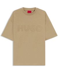 HUGO - Dinkee Oversized Fit T-Shirt - Lyst