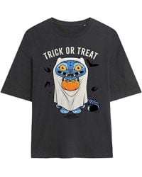 K-Pop Demon Hunters - Ladies Trick Or Treat Derpy Tiger Oversized Halloween T-Shirt - Lyst