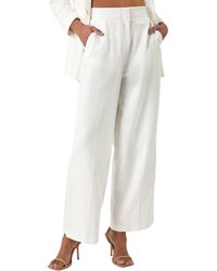Roman - Smart Twill Wide Leg Pocket Trouser - Lyst