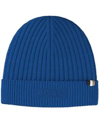BOSS - Magico_R_Beanie Hat Bright Cotton - Lyst
