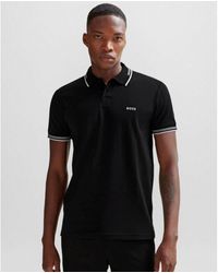 BOSS - Boss Paul Short Sleeve Polo Shirt With Contrast Tipping Nos - Lyst