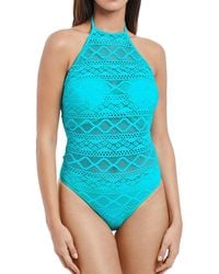 Freya - Sundance High Neck Swimsuit - Lyst