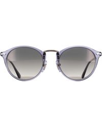 Persol - Round Transparent Ocean Clear Gradient Po3166S - Lyst