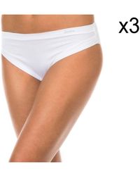 Janira - Pack-3 Mid-Waist Panties With Inner Lining 1031184 - Lyst