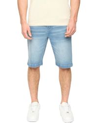 Crosshatch - Kamaline Denim Shorts (Light Wash) - Lyst