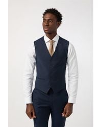 Alexandre Silver Label - Single Breasted Five Button V-Neck Tailored Suit Waistcoat - Lyst