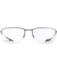 Oakley - Half Rimless Pewter Ox5148 Wingback Sq - Lyst