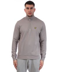 Lyle & Scott - Loopback Quarter Zip Sweatshirt - Lyst
