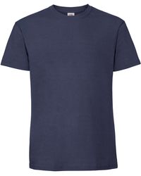 Fruit Of The Loom - Iconic Premium Ringspun Cotton T-Shirt (Deep) - Lyst