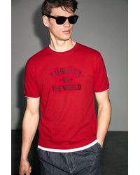Grimelange - Printed Crew Neck T-Shirt - Lyst