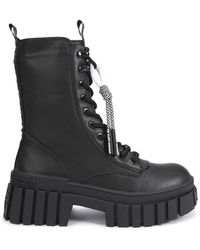 KG by Kurt Geiger - Tegan Lace Up Boots - Lyst