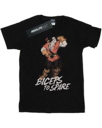 Disney - Ladies Beauty And The Beast Gaston Biceps To Spare Cotton Boyfriend T-Shirt () - Lyst