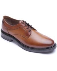Base London - Carter Leather Derby Shoes - Lyst