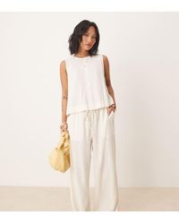 Nobody's Child Petite - Nobody's Shona Straight Leg Trousers Co-Ord - Lyst