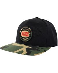 Mitchell & Ness - Nba Detroit Pistons Blind Camo Cap - Lyst