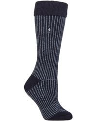 Heat Holders - Ladies Thick Winter Warm Knee High Ribbed Thermal Boot Socks - Lyst