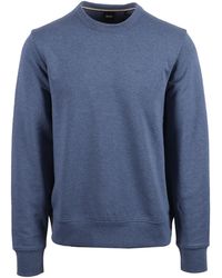 BOSS - H Sharpe Sweatshirt Open Cotton - Lyst