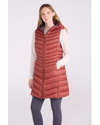 Mountain Warehouse - 'Florence' Long Padded Gilet Water Resistant Jacket Polyamide - Lyst