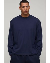 BoohooMAN - Essential Oversized Long Sleeve T-Shirt - Lyst