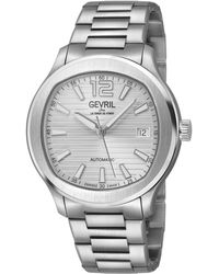 Gevril - Stuyvesant 316L Stainless Steel Case, Cool Dial, Bracelet Watch - Lyst
