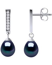 Diadema - Earrings Joailerie Beads Freshwater 6-7Mm Pears 925 - Lyst