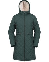 Mountain Warehouse - Ladies Missouri Quilted Faux Fur Lined Jacket - Lyst