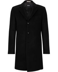 BOSS - Hyde Tailored Fit Long Formal Coat - Lyst